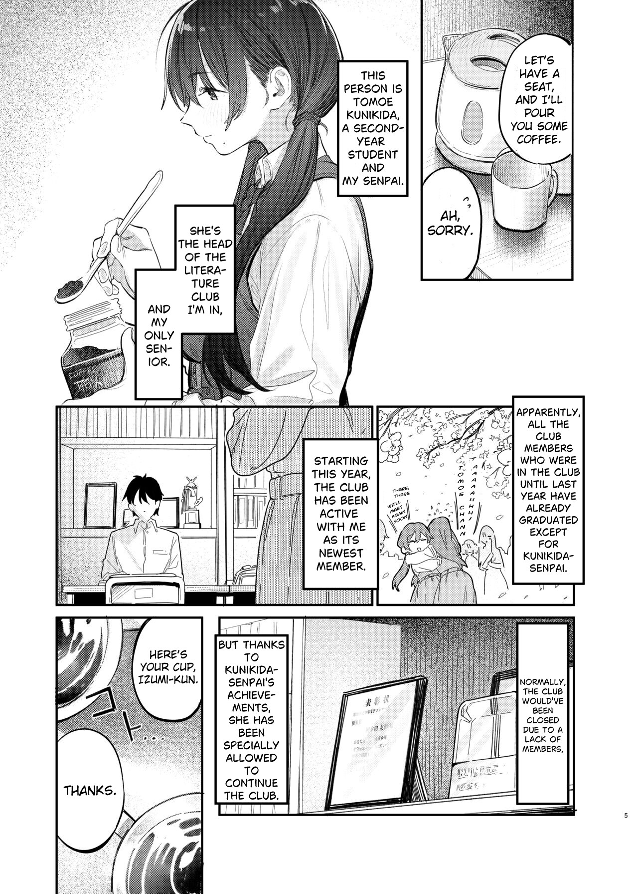 Hentai Manga Comic-Kunikida Senpai's Secret-Read-4